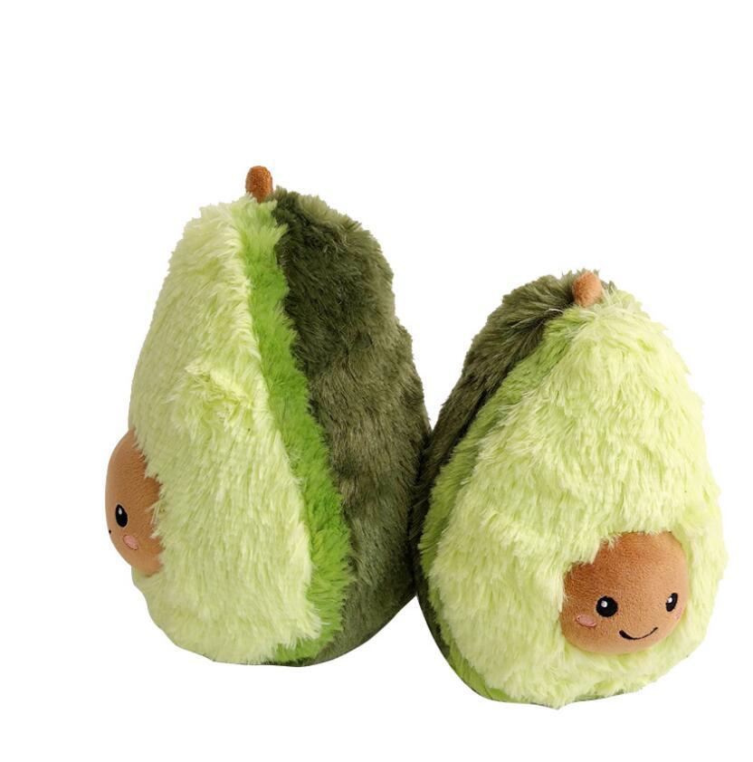 Oreiller en peluche avocat
