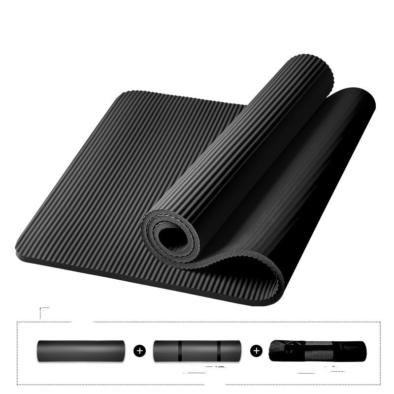 Exercice sur tapis de yoga