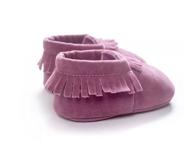 Chaussures de bébé nouveau-né en cuir suédé PU