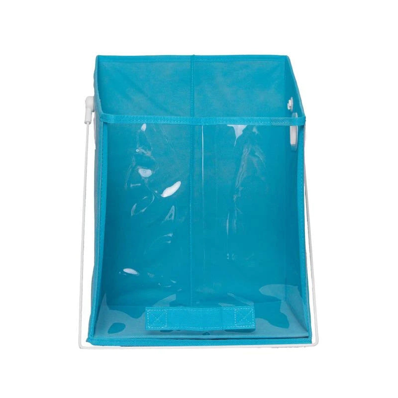 Cesta de almacenamiento plegable, desmontable, acolchada, cesto para ropa sucia