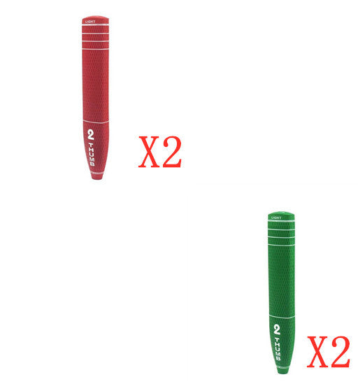 Agarre plano de goma para palos de golf masculinos y femeninos