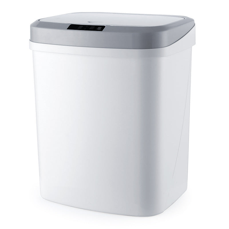 Poubelle intelligente, poubelle de toilette domestique à Induction de cuisine de salon avec couvercle