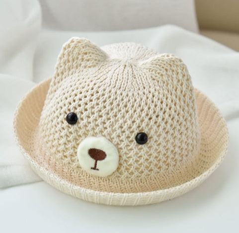 Chapeau de voyage de plage d'été, chapeau de paille pour bébé fille