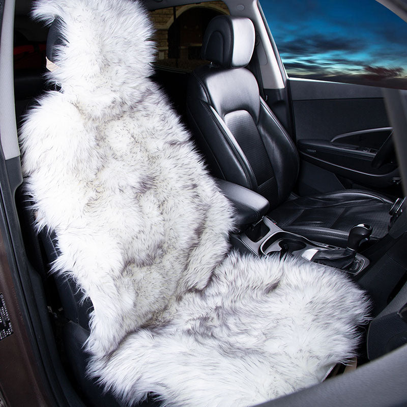 Warm General Motors Faux Wool Long Hair Cushion