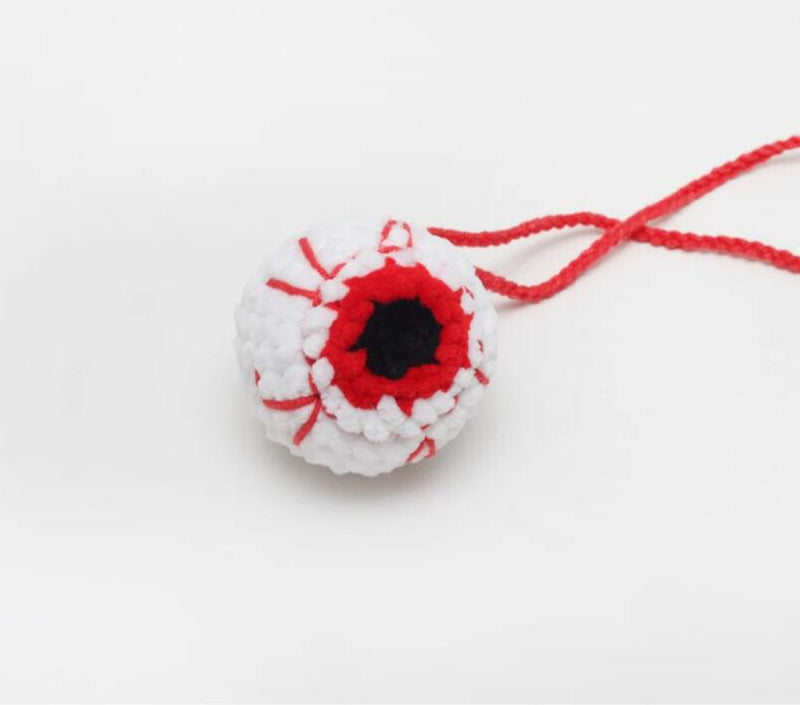 Ornement suspendu en peluche tissé à la main pour automobile