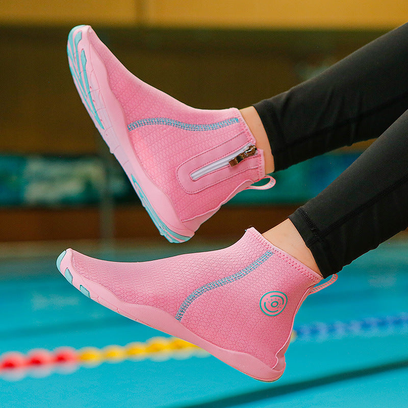 Chaussures de pataugeoire montantes à tube haut en amont