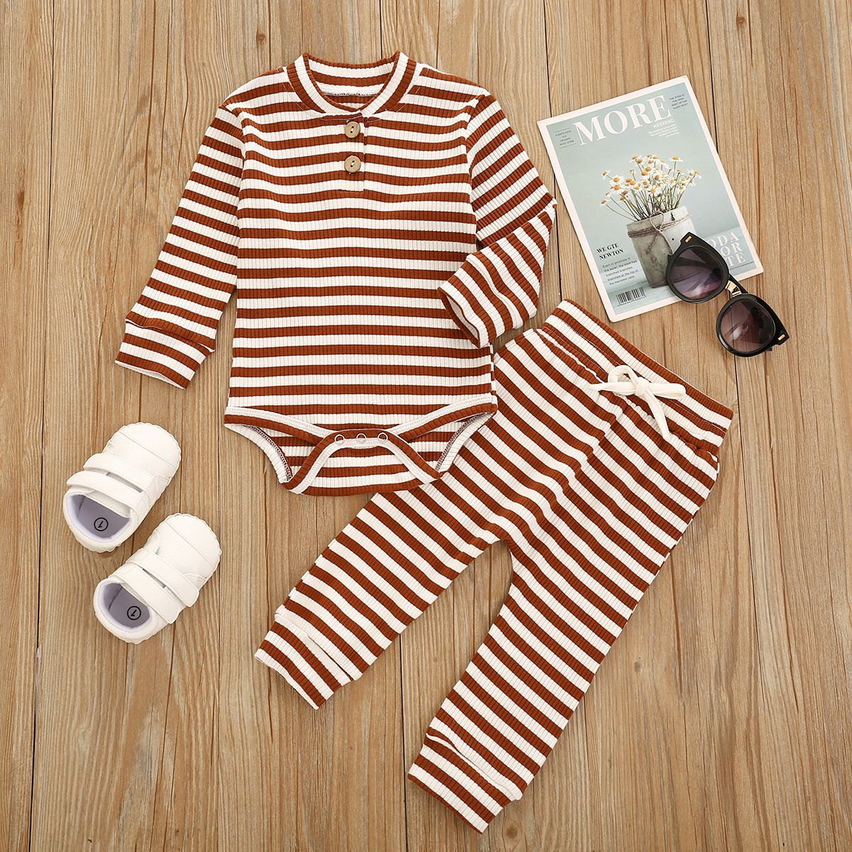 Ensemble de vêtements bébé garçon collants en coton fille nouveau-né