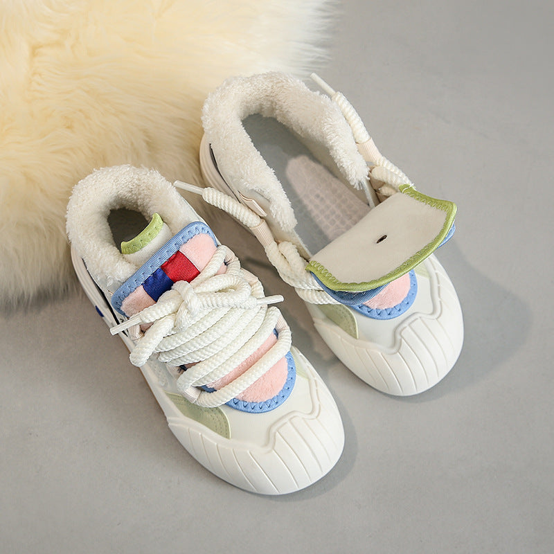 Chaussures blanches montantes pour femmes, chaussures de Skate de sport décontractées