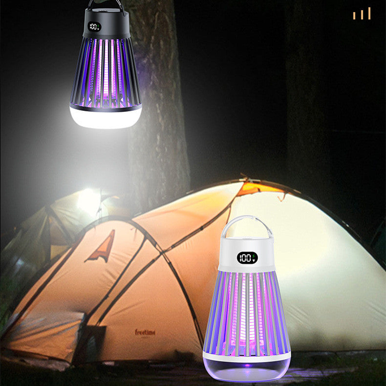 Lampe anti-moustique à affichage numérique, piège à moustiques à choc électrique, piège répulsif à insectes sans rayonnement pour chambre à coucher, Gadgets d'été en plein air