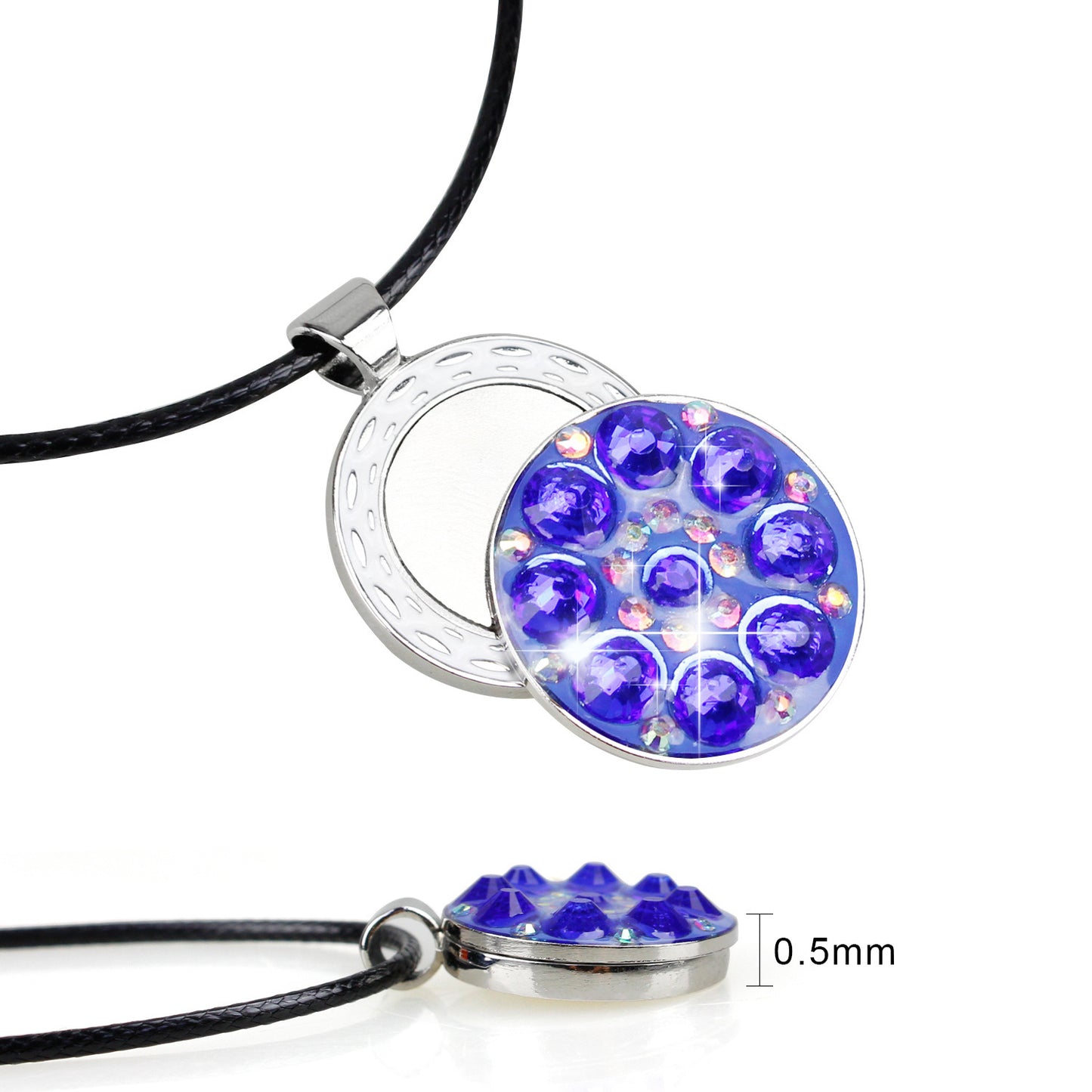 Golf Women's Necklace Crystal Necklace Diamond