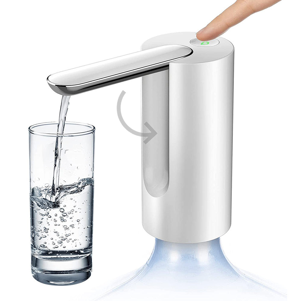 Distributeur automatique d'eau pliable USB, contrôle par bouton, Mini distributeur d'eau électrique Portable