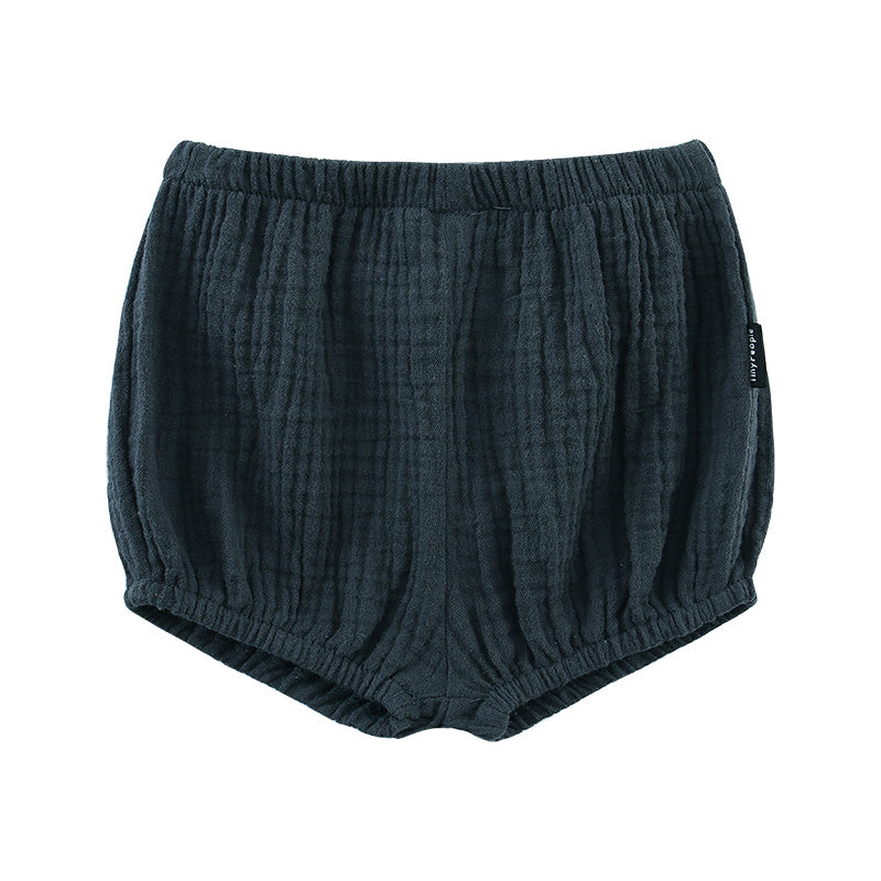Short en crêpe de coton pour bébé, pantalon léger respirant d'été, bouffant pour bébé