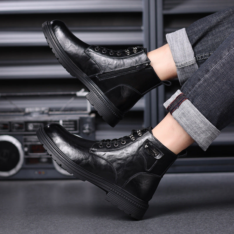 Botas de motor de transporte de moda Botines