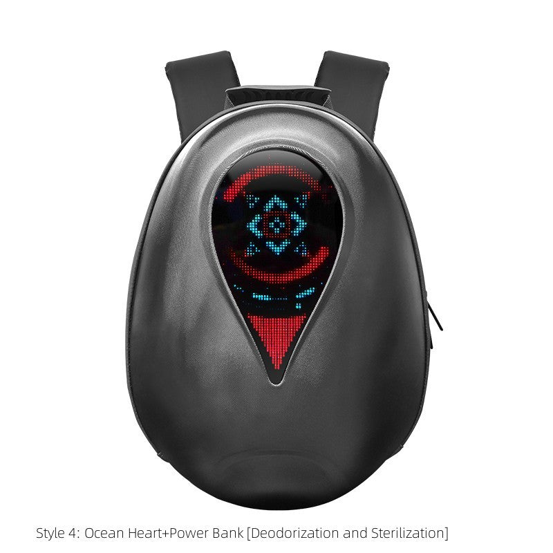 Bolsa para casco de moto LED