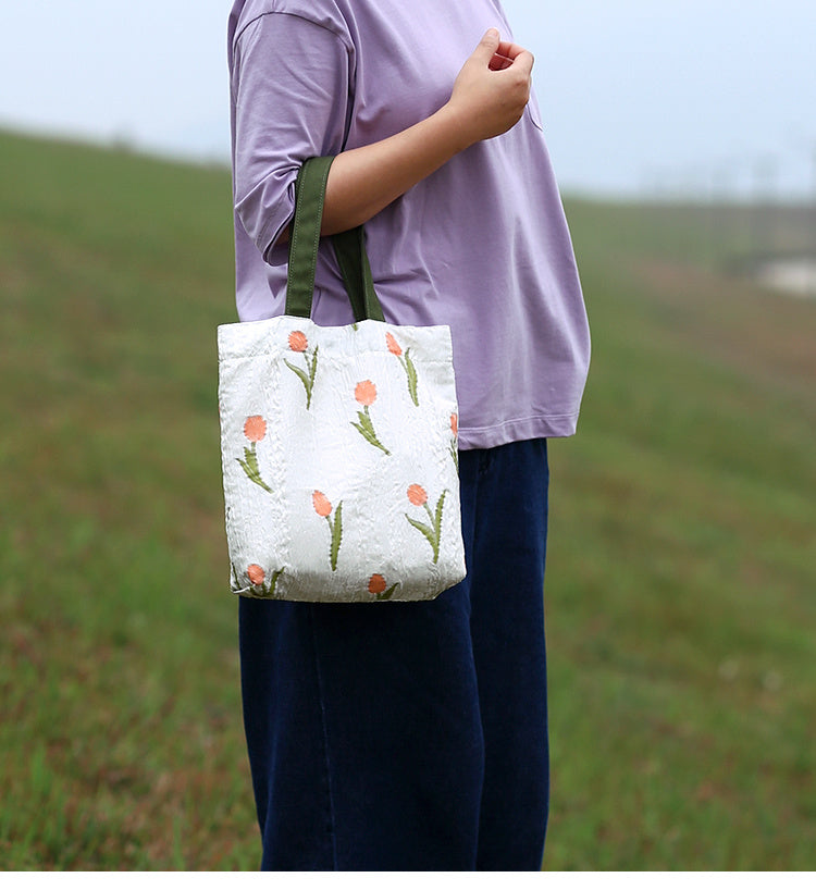 Sac portable en tissu pour aller travailler