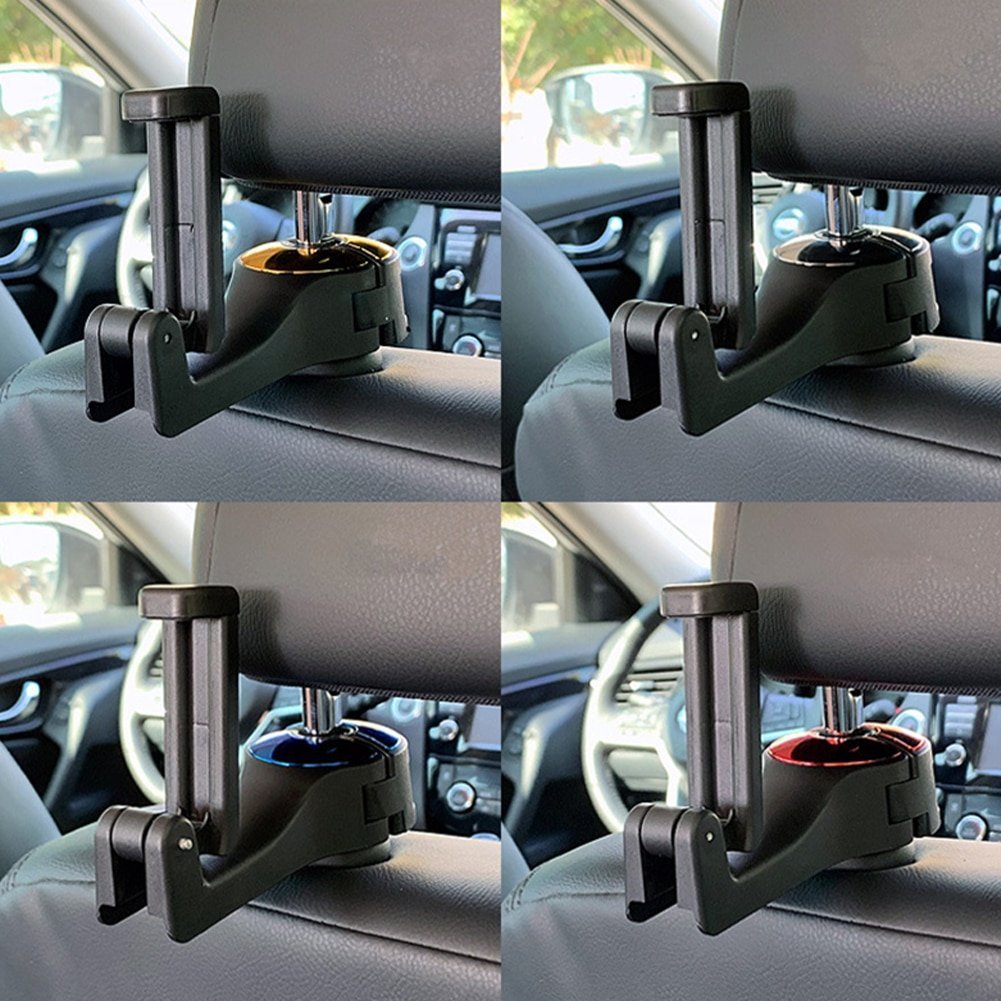Crochet d'appui-tête de voiture, support de téléphone pour voiture, cintre de voiture pour siège arrière A4 B6, crochet de rangement, support de téléphone, Clip de fixation automatique