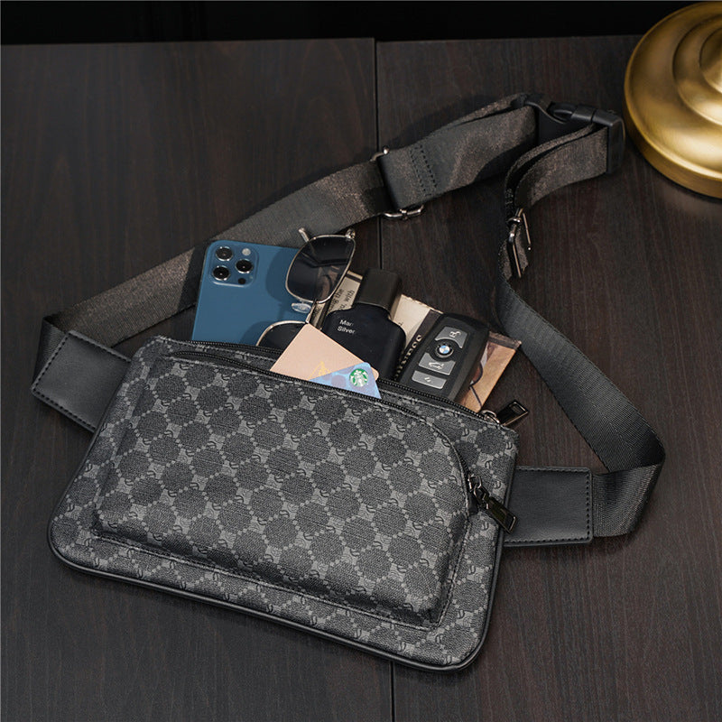 Sac de téléphone à bandoulière de taille polyvalent pour hommes de mode pour hommes
