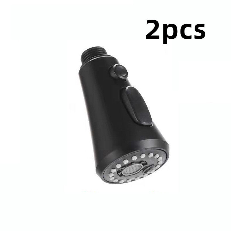 Pulvérisateur de robinet pressurisé universel, anti-éclaboussures, robinet d'eau rotatif à 360 degrés, trois stalles, économie d'eau, adaptateur de buse de robinet