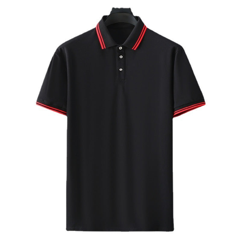 Loose Casual Short-sleeved T-shirt Plus-sized Plus-sized Base Shirt Fat Man