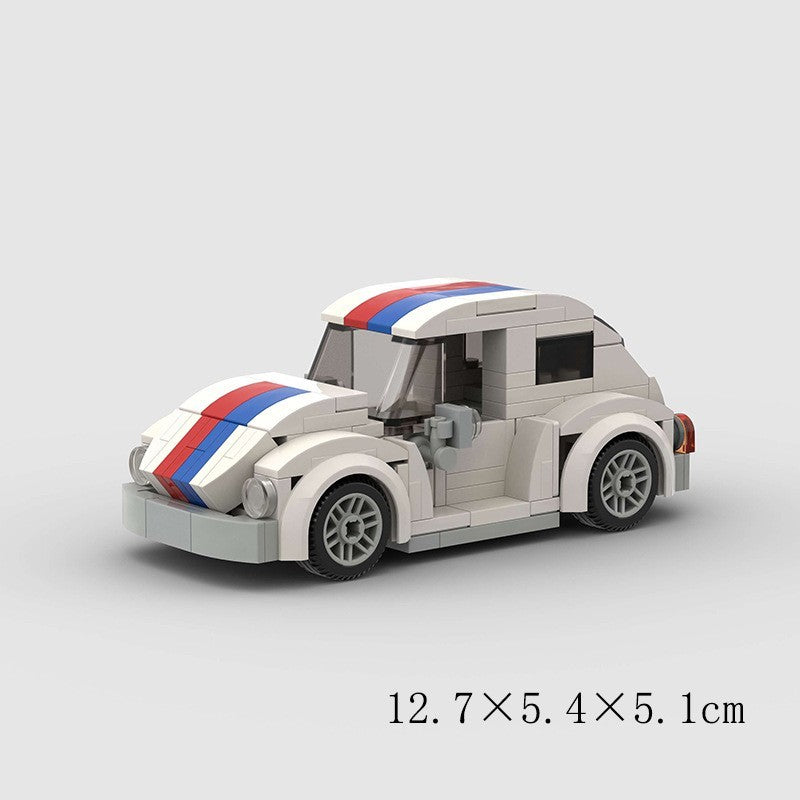 Jouets pour enfants, modèle de voiture de sport et blocs de construction à petites particules, jouets éducatifs MOC