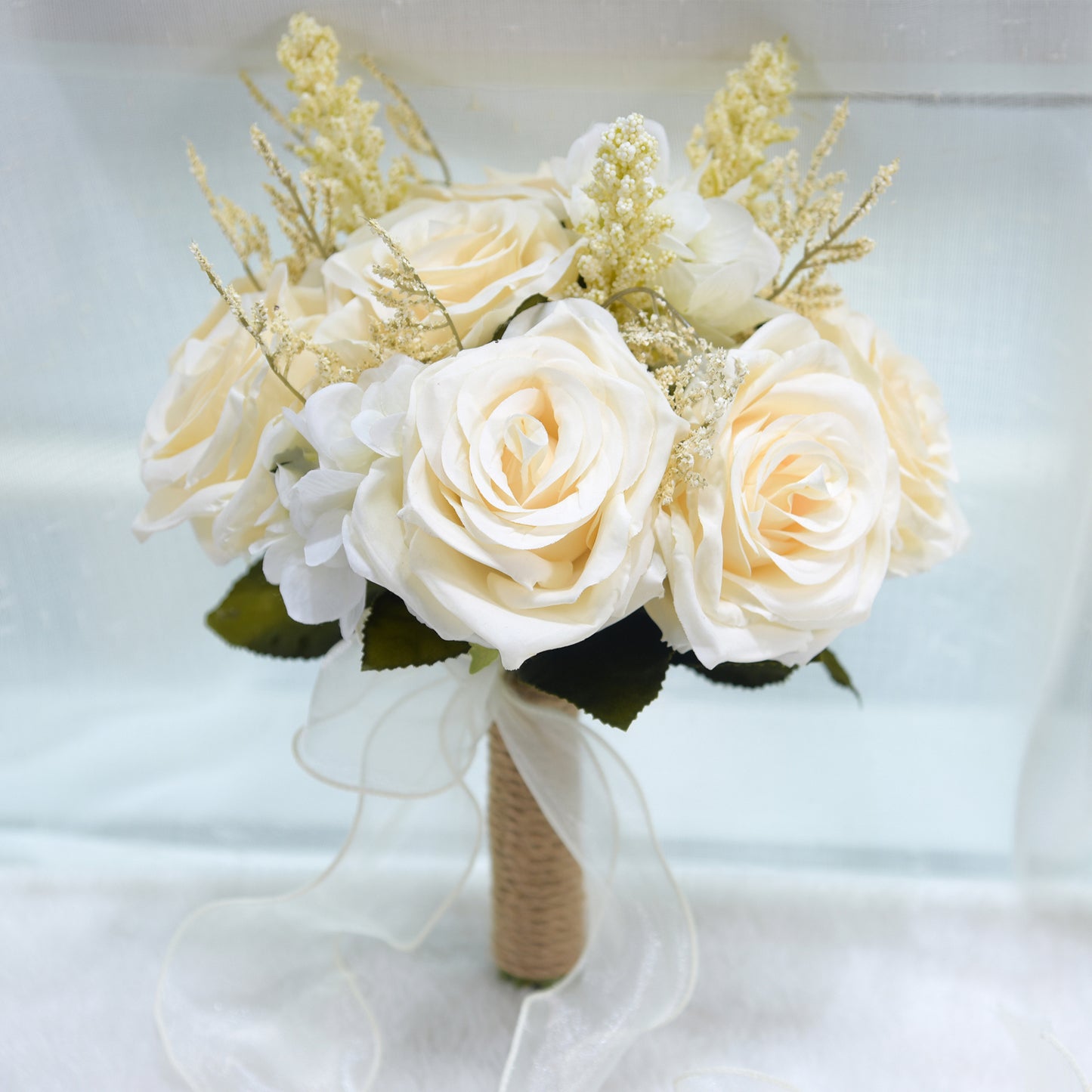 Simulation de Bouquet à main en plein air, accessoires de photographie, fournitures de mariage pour mariée