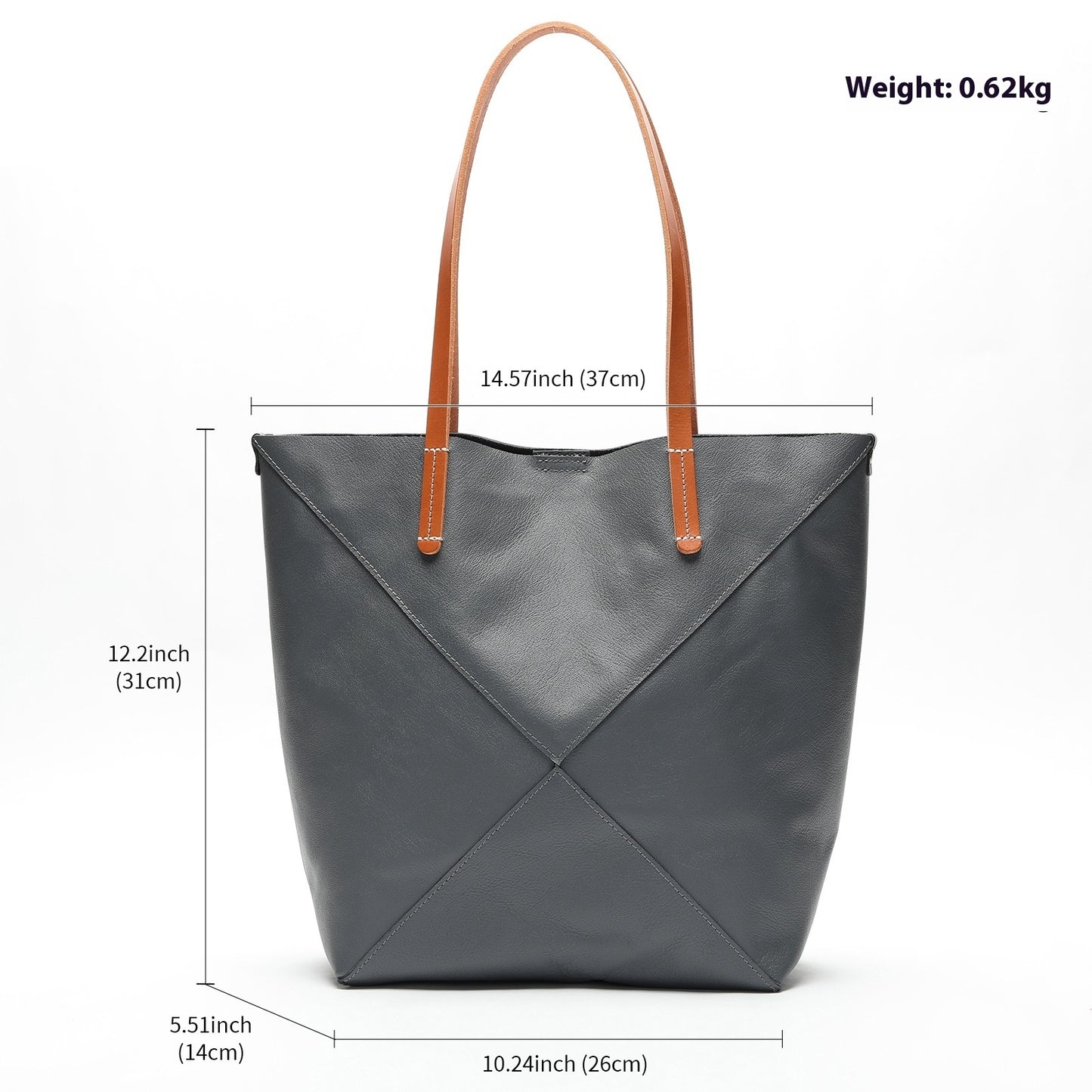 Sac pour femme en cuir véritable fait à la main de haute qualité grande capacité une épaule Portable