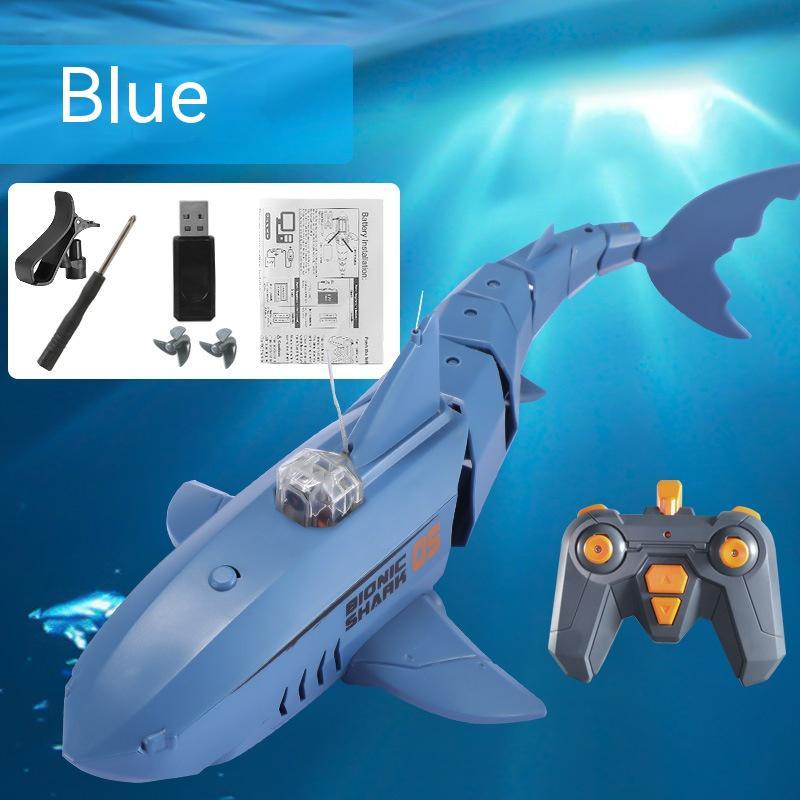 Requin télécommande téléphone portable App caméra 30W charge électrique balançoire imbibable modèle Megalodon jouet pour enfants