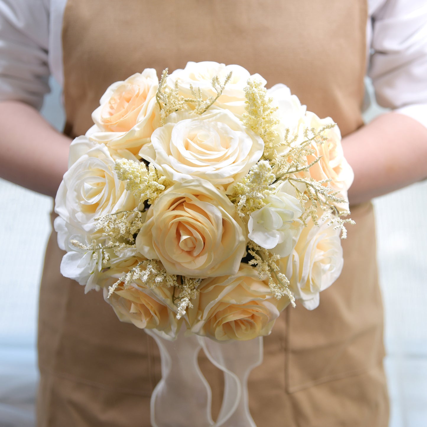 Simulation de Bouquet à main en plein air, accessoires de photographie, fournitures de mariage pour mariée