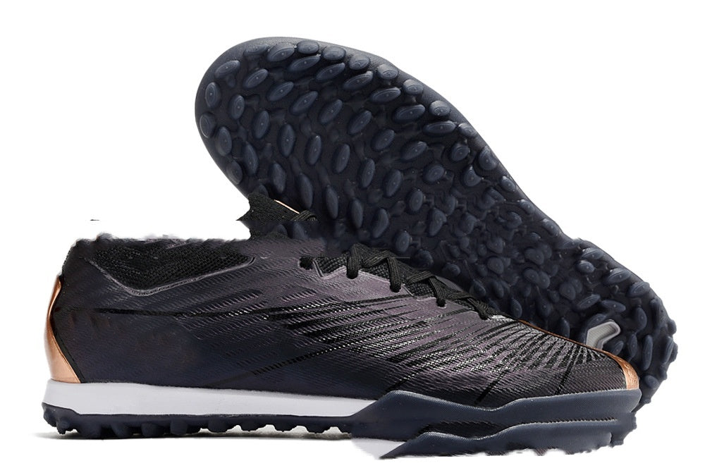 Zapatillas de deporte de fútbol con cojín para césped aireado MD impermeables de punto de caña baja