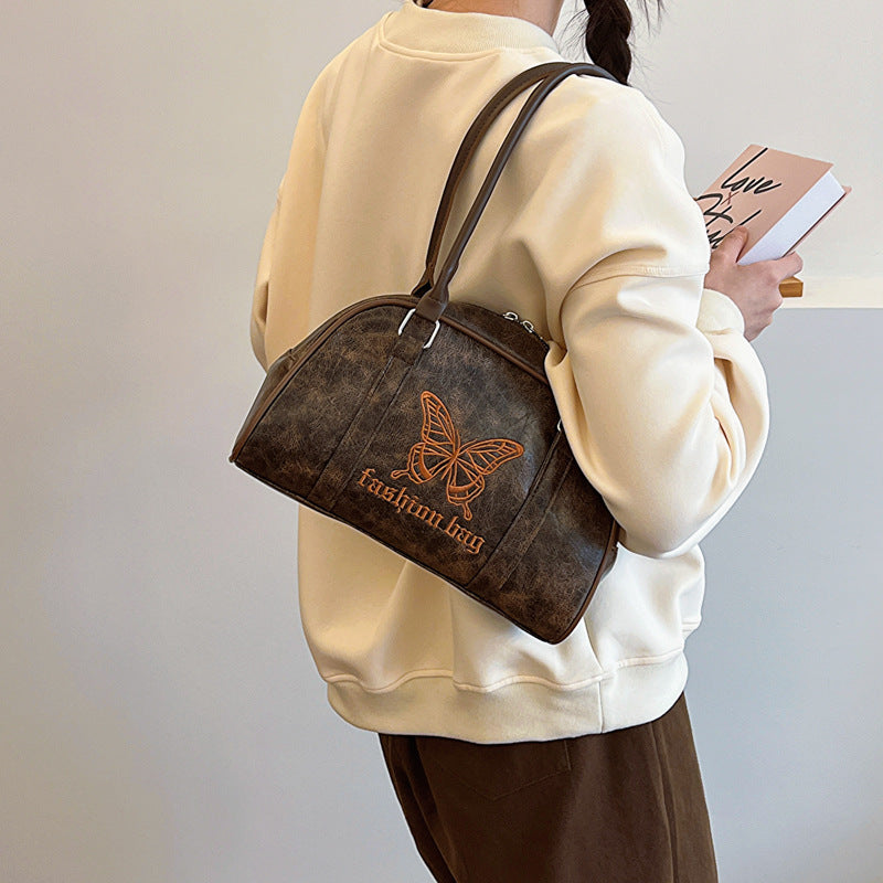 Simple Korean Style Large Capacity One Shoulder Underarm Bag Women