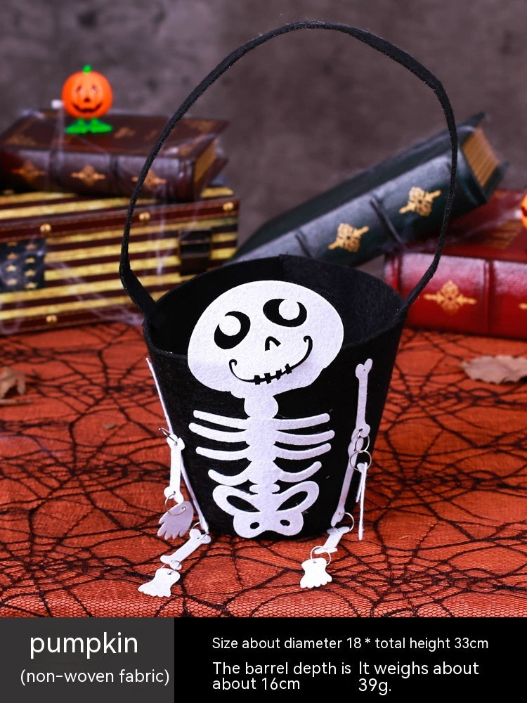 Halloween Pumpkin Bag Portable Children Props
