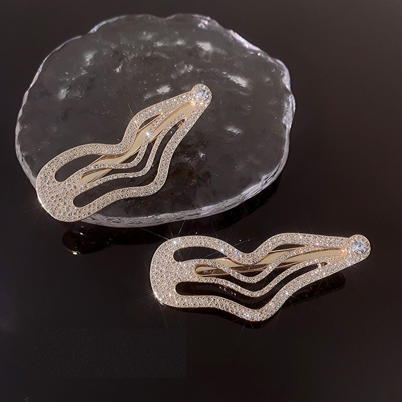 Líneas irregulares Bang Sweet Cool Clip lateral de diamante completo