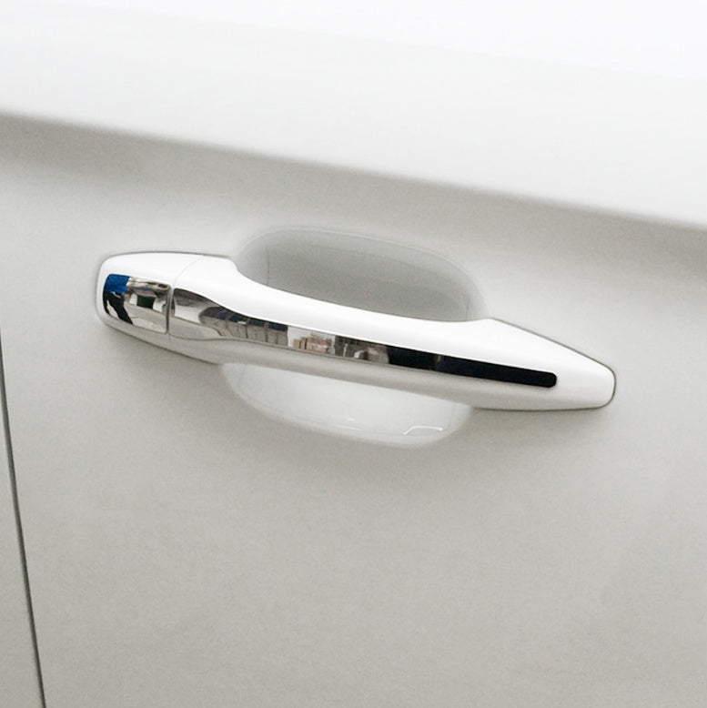 Pegatinas de manija de acero inoxidable para puerta de coche