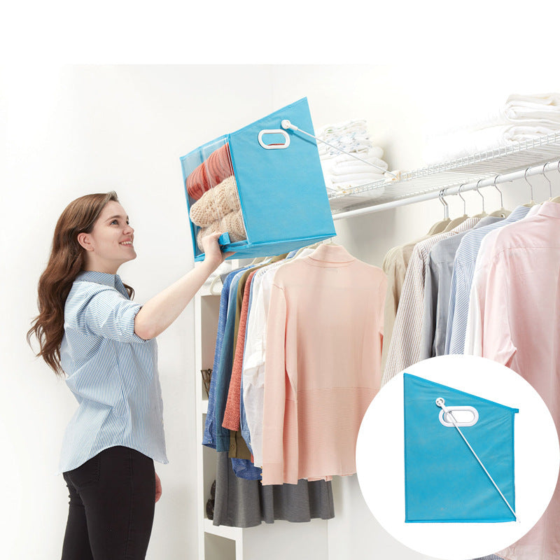 Cesta de almacenamiento plegable, desmontable, acolchada, cesto para ropa sucia
