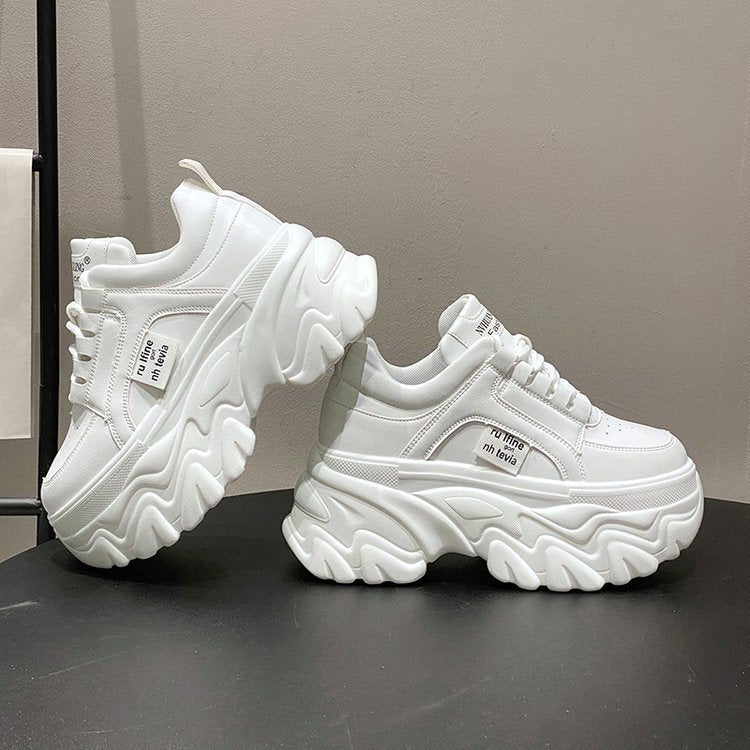 Semelle intérieure augmentant la hauteur, chaussures de papa pour femmes, printemps et automne