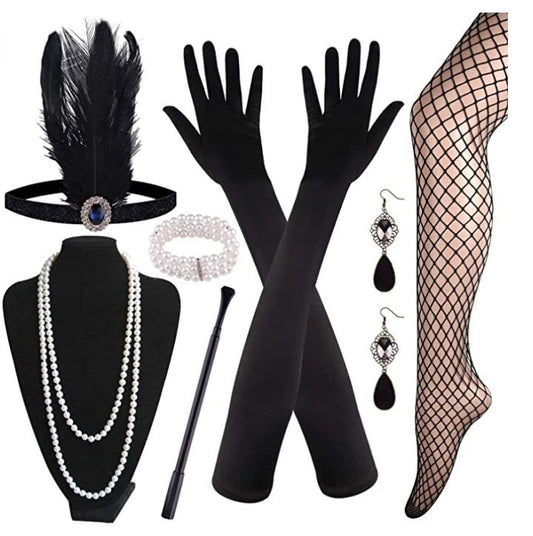 Ensemble de bandeaux pour cheveux en plumes vintage pour enterrement de vie de garçon