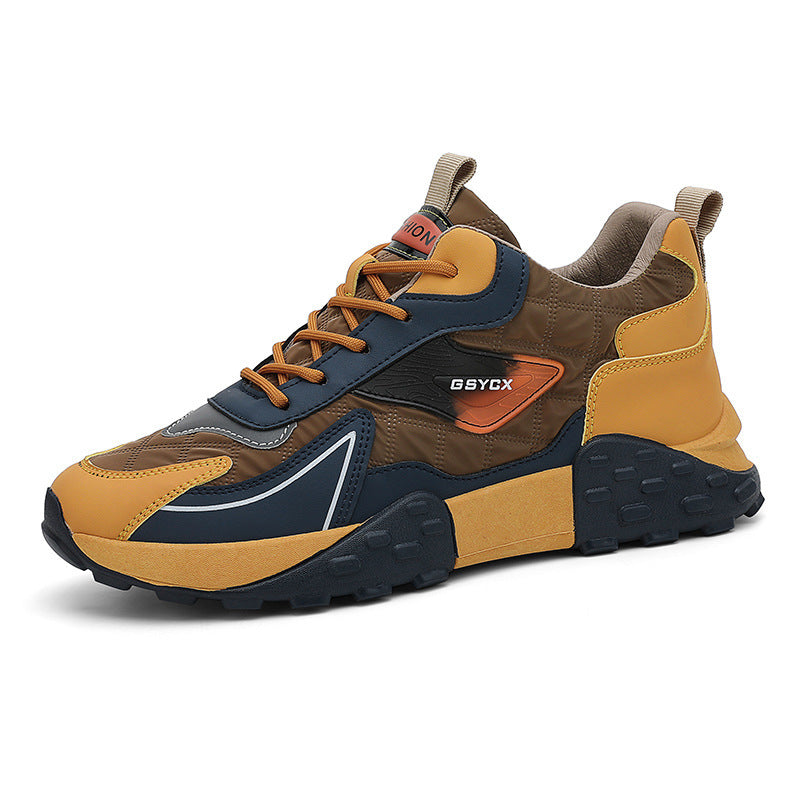 Zapatos deportivos casuales con plataforma Daddy para hombre otoño