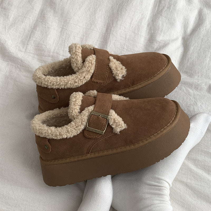 Non-slip Warm Raise The Bottom Snow Boots