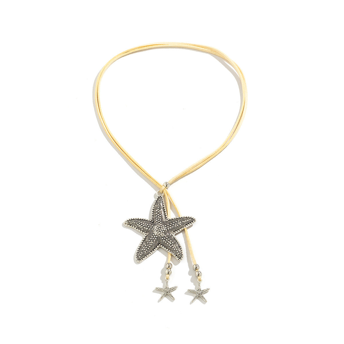 Women's Personalized Alloy Starfish Tassel Necklace
