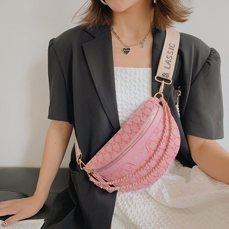Sac à bandoulière pour femmes, petit sac de taille décontracté et polyvalent, été