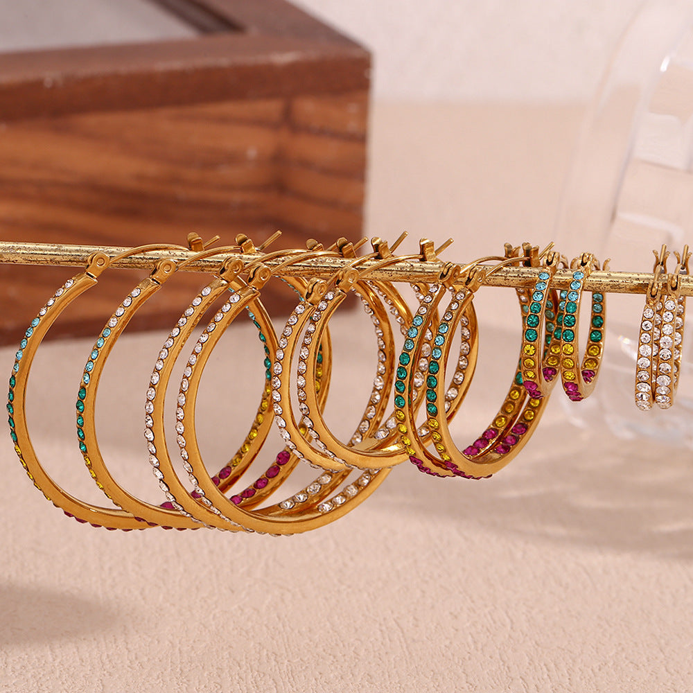 Boucles d'oreilles minimalistes de haute qualité, mode européenne et américaine