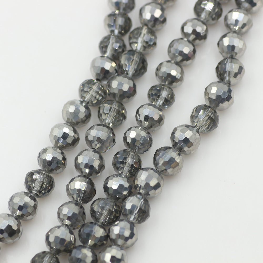 Accessoires de coiffure de mariée galvanisés, matériel d'ornement, perles coupées