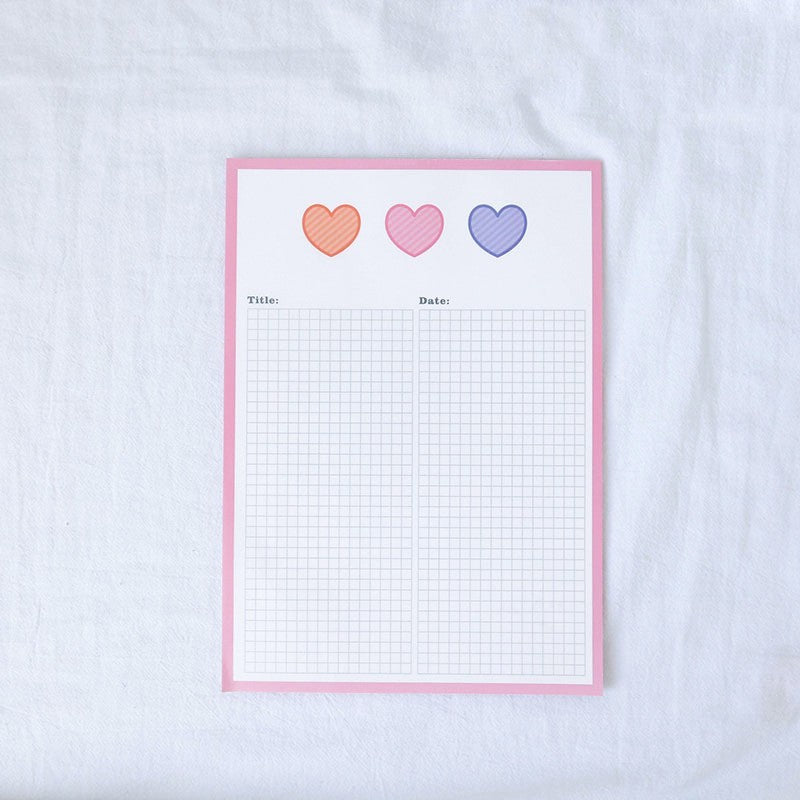 Patting Paper Cute Avocado Bear Sticky Note Book Tear