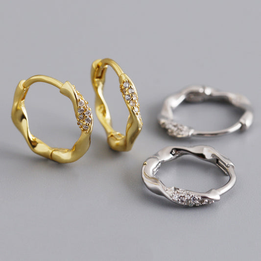 Boucles d'oreilles tendance personnalisées européennes et américaines