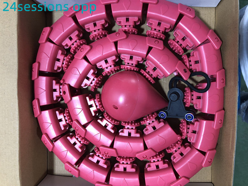 Mujer perezosa con abdomen y cintura Pérdida de peso y fitness inteligente