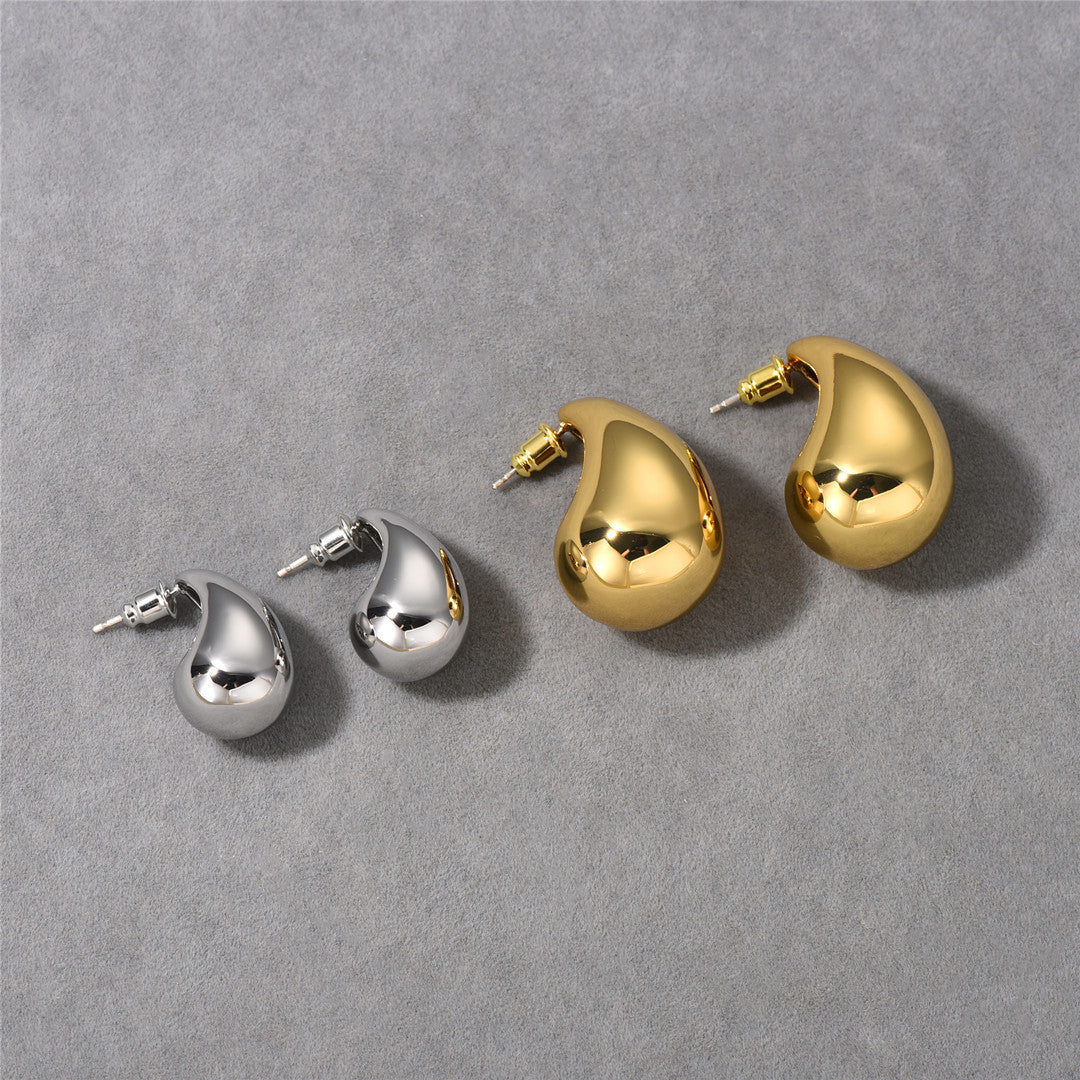 Women's Niche High Sense Graceful And Fashionable Water Drop Ear Studs