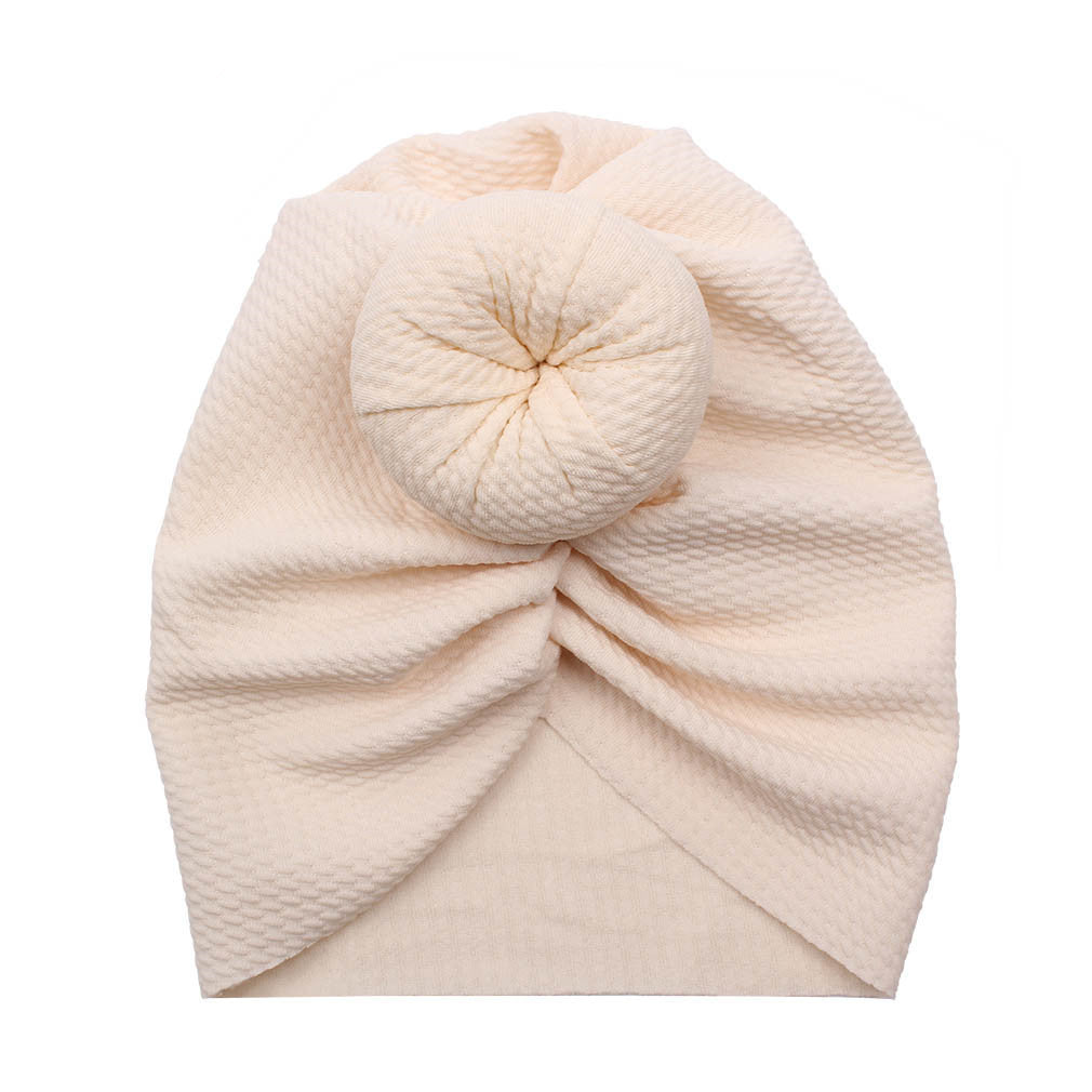 Bandeau gaufré pour bébé, chapeau indien, boule ronde, accessoires pour cheveux pour enfants
