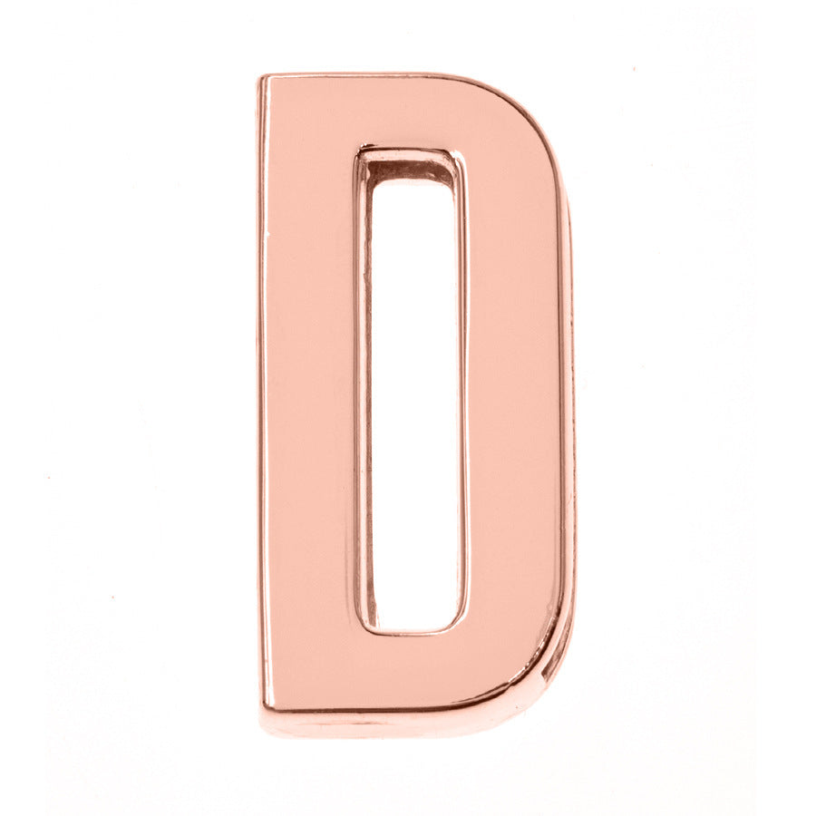 Porte-clés lettre DIY, accessoires d'ornement brillants
