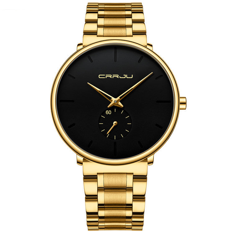 Nuevo reloj para hombre multicolor con correa de acero