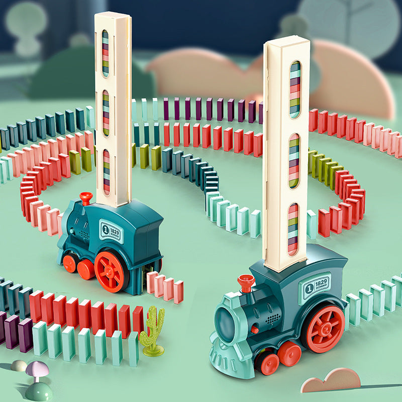 Les dominos sont amusants et automatiquement mis en blocs